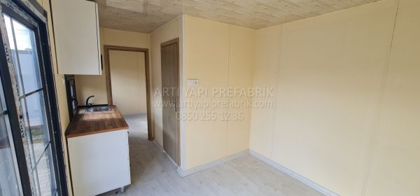 24m2 TEKERLEKLİ BAĞ EVİ -2 ODA WC DUŞ MUTFAK -İMALATTAN TAKSİTLE