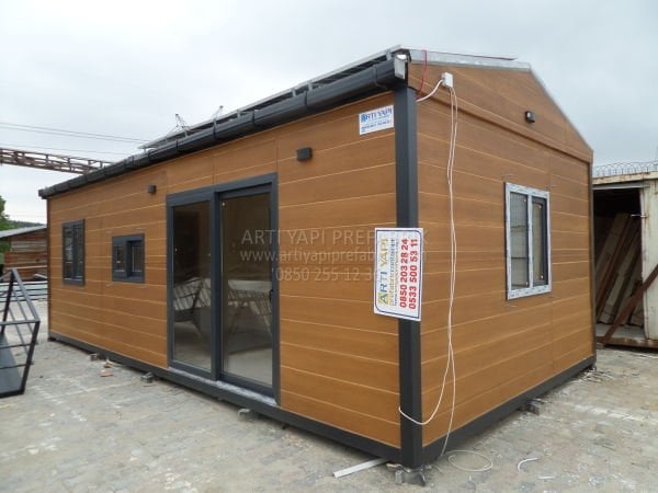 4x8 İKİ ODALI 32M2, BETOPAN KAPLAMA, İMALATTAN, 7 AY SENETLİ