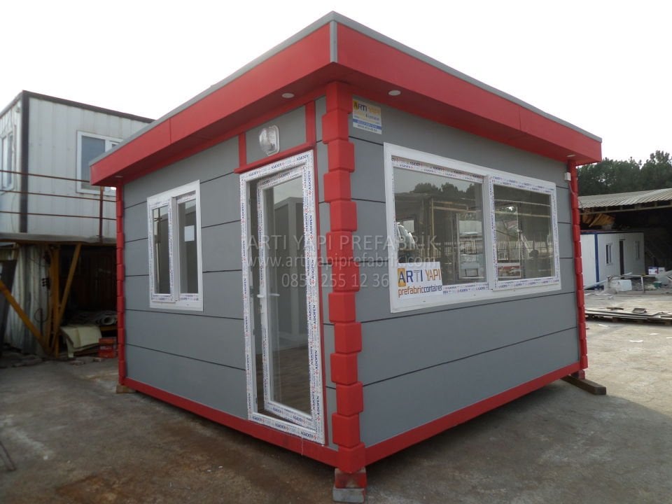 300 x 500 İZOLASYONLU TAKSİ DURAĞI, OFİS VE BÜFELER, 5 TAKSİTLE