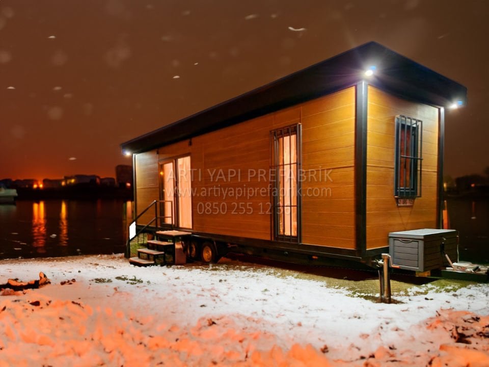 17.5m2 TINY HOUSE - O2 PLAKALI RUHSATLI -TAKSİTLİ-İMALATTAN DİREK SATIŞ