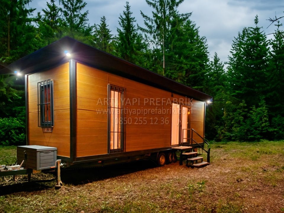 17.5m2 TINY HOUSE - O2 PLAKALI RUHSATLI -TAKSİTLİ-İMALATTAN DİREK SATIŞ