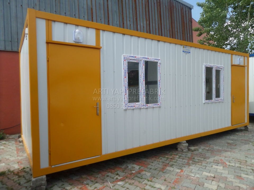ART114 300X700 21m2 İKİ ODALI SANDVİÇ PANEL KONTEYNER