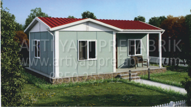 40m2 PREFABRİK EV MODEL NO : ARTP100
