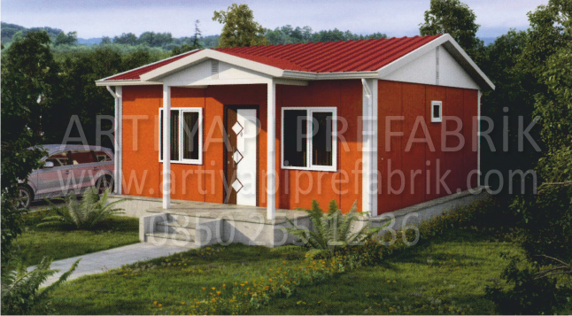 45m2 PREFABRİL EV MODEL NO : ARTP101