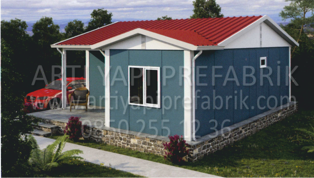 54m2 PREFABRİK EV MODEL NO : ARTP104