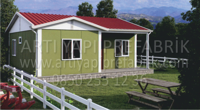 59m2 PREFABRİK EV MODEL NO : ARTP105