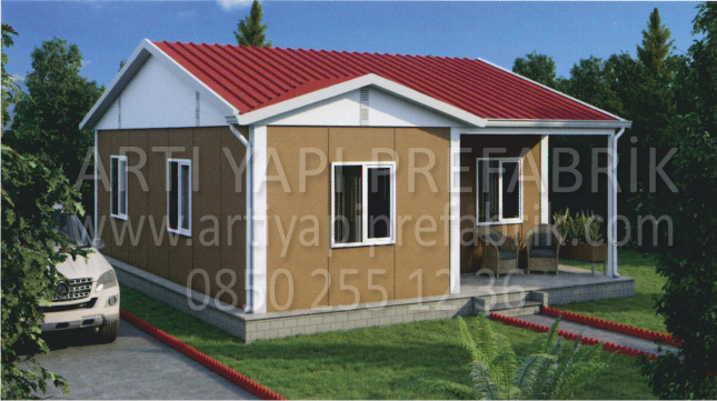 69m2 PREFABRİK EV MODEL NO : ARTP107