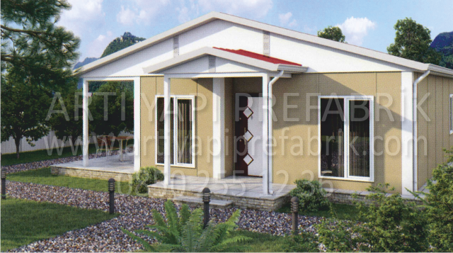 79m2 PREFABRİK EV MODEL NO : ARTP114