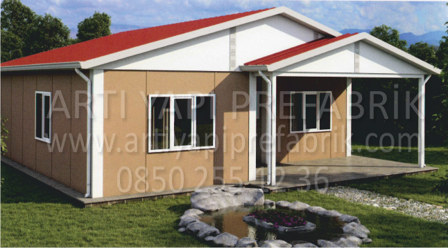 84m2 PREFABRİK EV MODEL NO : ARTP117
