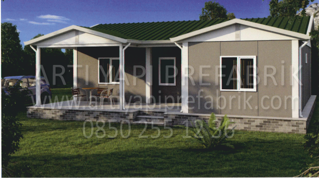 88m2 PREFABRİK EV MODEL NO : ARTP120