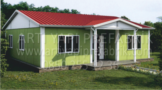 95m2 PREFABRİK EV MODEL NO : ARTP123