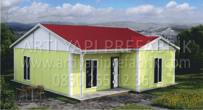 113m2 PREFABRİK EV MODEL NO : ARTP129