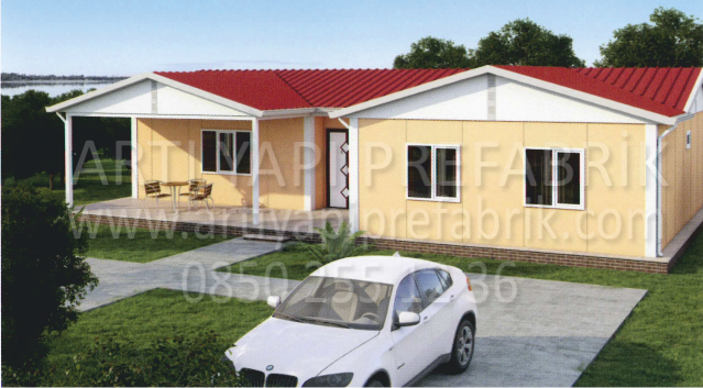 123m2 PREFABRİK EV MODEL NO : ARTP132