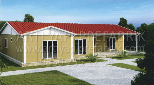 166m2 PREFABRİK EV MODEL NO : ARTP135