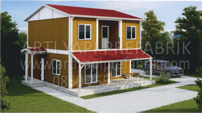 131m2 PREFABRİK EV MODEL NO : ARTP209