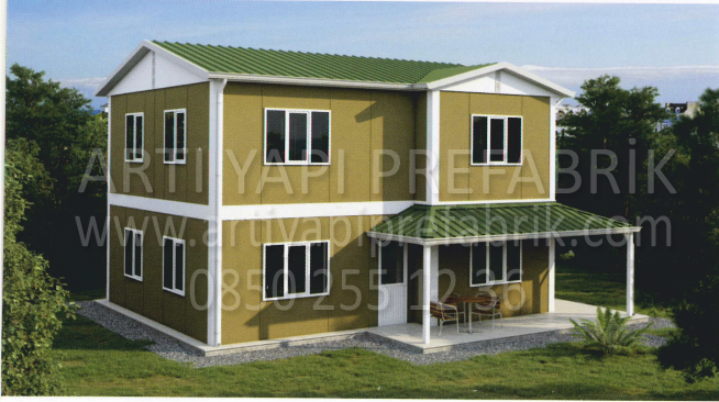 142m2 PREFABRİK EV MODEL NO : ARTP211